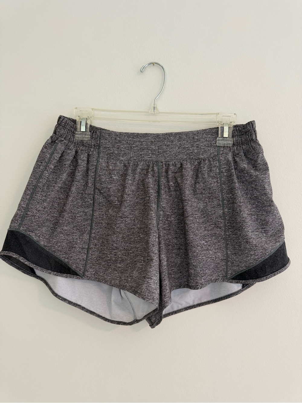 Lululemon Heather Gray 2.5 inch inseam Running Shorts
